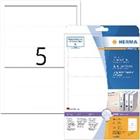 HERMA Insteek-ordnerrugetiketten 5032 Wit 25 Vellen � 5 Etiketten 5,4 x 19 cm