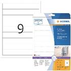 HERMA Insteek-ordnerrugetiketten 5122 Wit 3 x 19 cm 25 Vellen � 9 Etiketten