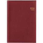 Brepols Omega Lima Agenda 2026 A4 1 Week per 2 pagina's Duits, Engels, Frans, Italiaans, Nederlands, Spaans Bordeauxrood 0,030,1256,04,6,0