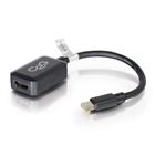 C2G 0.2m Mini DisplayPort M / HDMI F Zwart