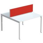 Bureauscheidingswand stof M1 voor bureau Bench Easy Office