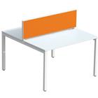 Bureauscheidingswand stof M1 voor bureau Bench Easy Office