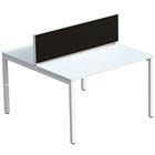 Bureauscheidingswand stof M1 voor bureau Bench Easy Office