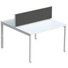 Bureauscheidingswand stof M1 voor bureau Bench Easy Office