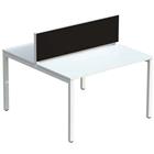 Bureauscheidingswand stof M1 voor bureau Bench Easy Office