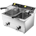 Friteuse elektrisch met 2 diepgetrokken kuipen - Matfer