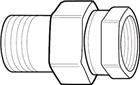 TA RK Fitting met 2 aansluitingen | 50 015-032