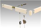 Cliprail kit wand, plafond aansluitend, wit 150x3,5 cm