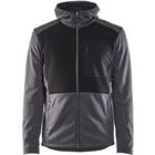 Hoodie met hele rits - grijs - Blåkläder