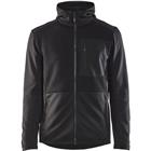 Hoodie met hele rits - zwart - Blåkläder