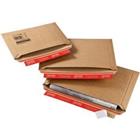 ColomPac Golfkarton Enveloppen 250 (B) x 353 (D) x 30 (H) mm Bruin Pak van 20