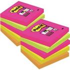 Super Sticky Notes Multikleur 76 (B) x 76 (H) mm 10 blokken à 90 vellen