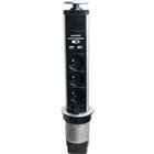 Stopcontact verticaal meervoudig-3 stopcontacten fr en 2 usb