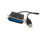 StarTech.com 2 m USB naar Parallel Printeradapter M/M