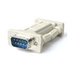 StarTech.com Null Modem Adapter DB9 Male - DB9 Female Grijs