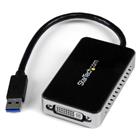 StarTech.com USB 3.0-naar-DVI externe videokaart Multi Monitor-adapter met 1-poorts USB-hub 1920x1200