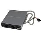 StarTech.com Interne USB 2.0 multimedia kaartlezer 3,5'' 22-in-1 Front Panel card reader 22-in-1 zwart