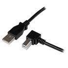 2m USB 2.0 A to Right Angle B Cable M/M