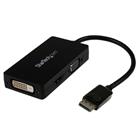 StarTech.com A/V-reisadapter: 3-in-1 DisplayPort naar VGA DVI- of HDMI-converter