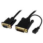 StarTech.com 1,8 m lange DVI naar VGA actieve converterkabel DVI-D naar VGA adapter 1920x1200