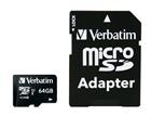 MICRO SDXC 64GB - CLASS 10 Adapt