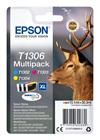 Epson Stag Multipack 3-kleur T1306 DURABrite Ultra Ink
