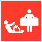 Brandbestrijdingsbord - Branddeken - Zelfklevend
