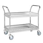 Plaatstalen trolley met rand - Kongamek