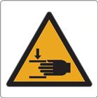 Waarschuwingsbord - Beknellingsgevaar voor handen - Aluminium