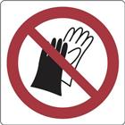 Verbodsbord - Handschoenen niet toegestaan - Aluminium