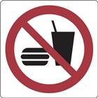 Verbodsbord - Eten en drinken niet toegestaan - Aluminium