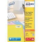 Mini-etiket Avery - laserprinter