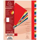 Tabblad in gekleurd PP - 1-31 - A4 MAXI - Exacompta