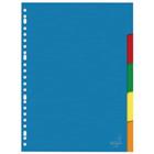 Tabblad blanco A4 PP 120 micron assorti 23-gaats