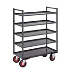 Metalen etagewagen - 5 legborden - Draagvermogen 400 kg