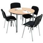 Vergaderset met ronde tafel