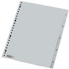 Tabblad A4 cijfers PP 120 micron grijs 23-gaats